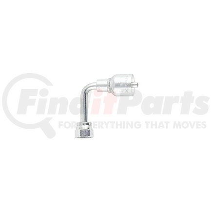 Parker Hannifin 1J143-4-4 Crimp Style Hydraulic Hose Fitting - 43 Series Fittings