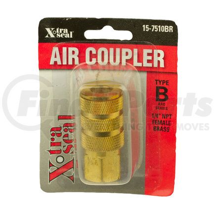X-TRA SEAL 15-7510BR Aro Style Coupler Female Brass