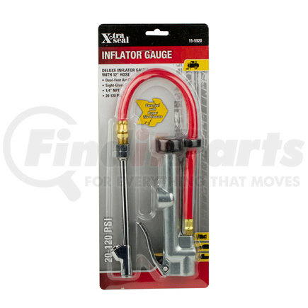 X-Tra Seal 15-5920 Inflator w/ 12” Hose Dual Foot Chuck