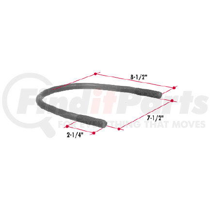 Triangle Suspension N152 Neway Forged Top U-Bolt