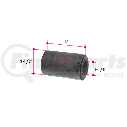 Triangle Suspension RB84 Rubber Encased Bushing