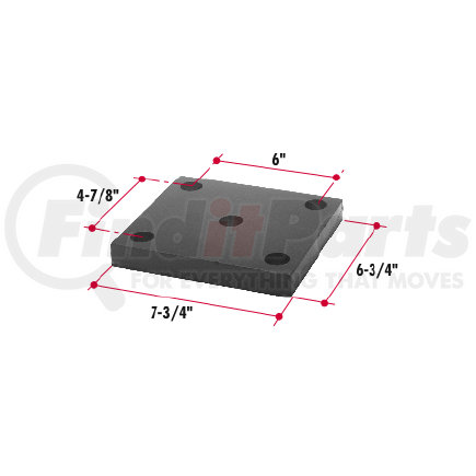 Triangle Suspension R237 Reyco Top U-Bolt Plate