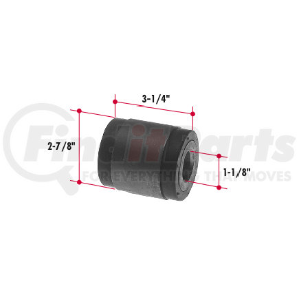 Triangle Suspension RBT206 Hend Trq Rod Bush 24504
