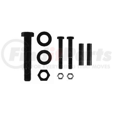 Triangle Suspension H226 Hutchens Equalizer Bolt Kit; Use with H220, H225, H228, H229 Equalizer and Bushing; Kit Includes: (1) H221 Bolt, (1) LNC107A Nut, (2) H157 Spring Roller Kits