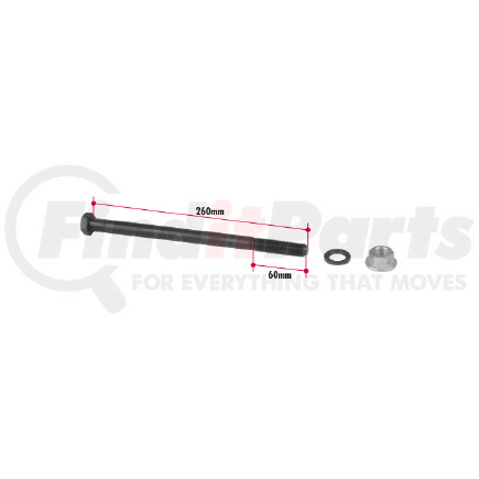 Triangle Suspension B1502-59 KW Clamp Bolt Assy (16mm-2.0x260mm)