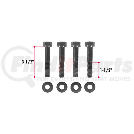 Triangle Suspension CHA59 Bolt Kit (No.0 Spgt)