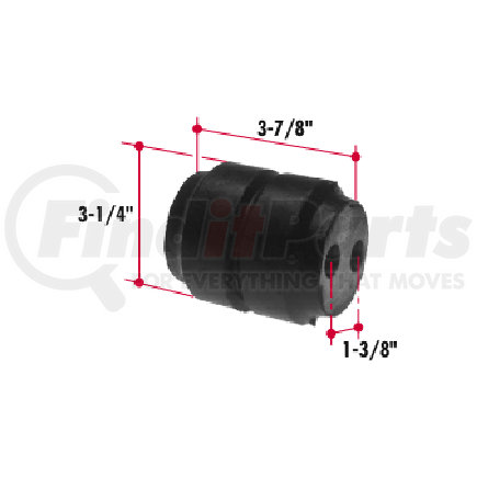 Triangle Suspension H102 Hutchens Equalizer Bushing Rubber