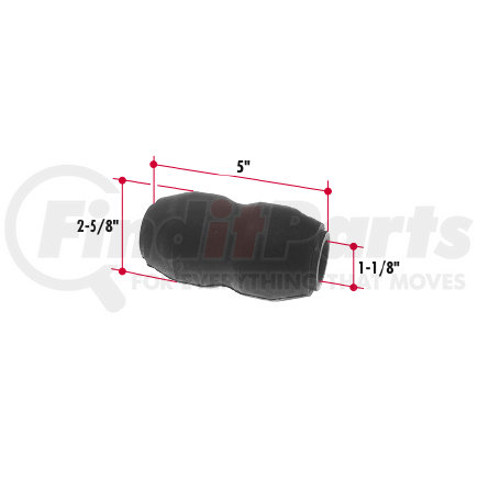 Triangle Suspension N121 Neway Rubber Beam Bsh. (pivot end)