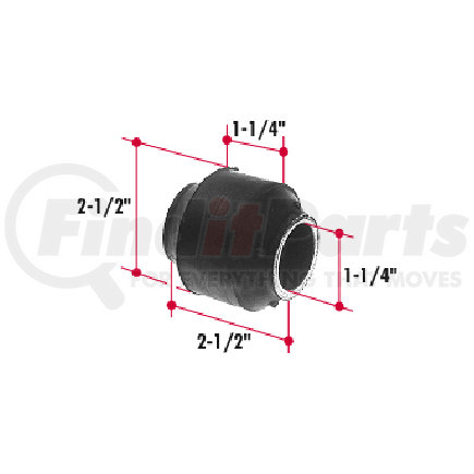 Triangle Suspension N212 Neway Rubber Torque Rod Bsh.