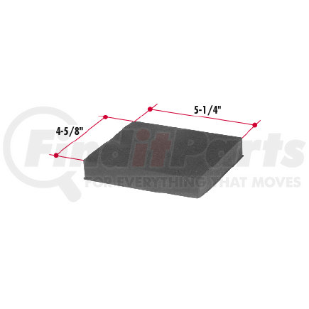 Triangle Suspension N254 Neway Rubber Pad