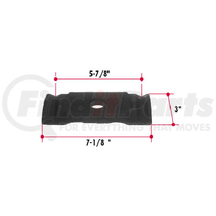 Triangle Suspension E345-43 Ford Top U-Bolt Plate