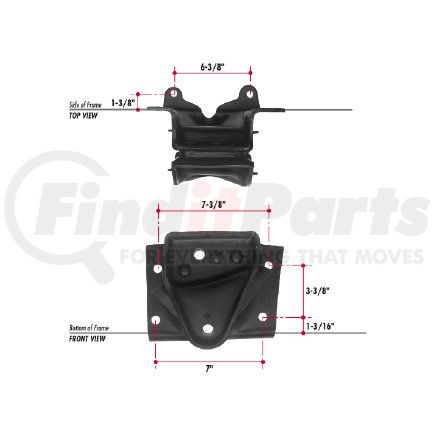 Triangle Suspension E390-22 GM Spring Hanger