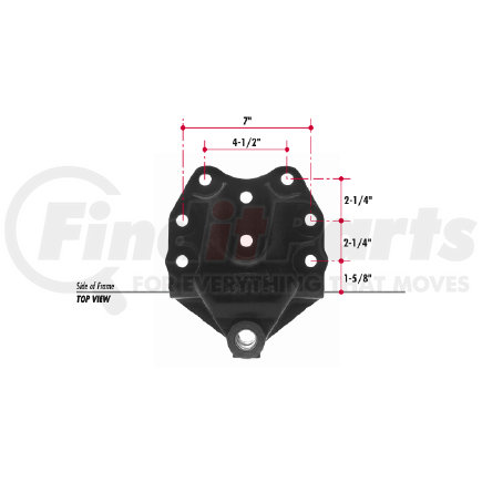 Triangle Suspension E458-43 Ford Spring Hanger