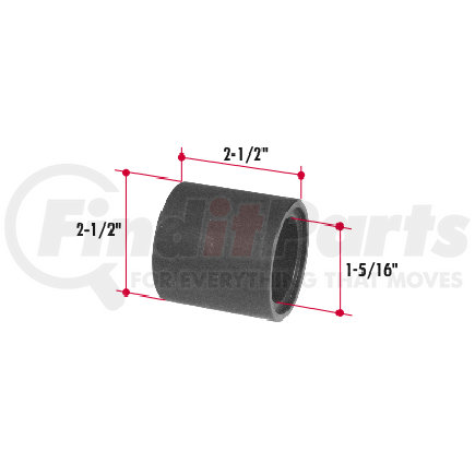 Triangle Suspension H243 Hutchens Torque Rod Bushing Installation Tool; Use with RBT201; Note: Facilitates Installation of Torque Rod Bushings on most Hutchens Suspensions