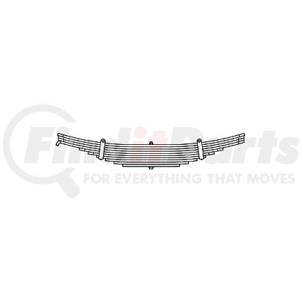 Triangle Suspension TRA2297A Trailer Spring Reyco, lvs-10