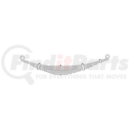Triangle Suspension 43-1289HD Ford - Truck, R Spr, Lvs:10, Heavy Duty; OEM# ; SE Length: ; LE Length: ; SE End: ; LE End: ; Grading