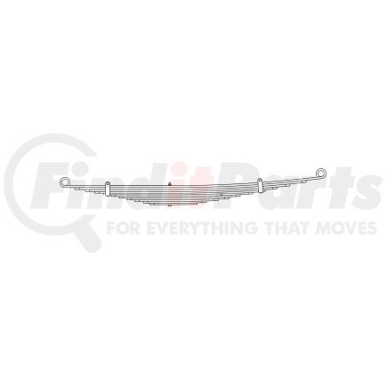 43 1339 By Triangle Suspension Systems Co Ford Truck R Spr Lvs 11 Oem Ycaa Se Length 23 7 8 Le Length 34 11 16 Se End Rb198 Le End Rb157 Grading 3 447 3 401 3 380 2 360