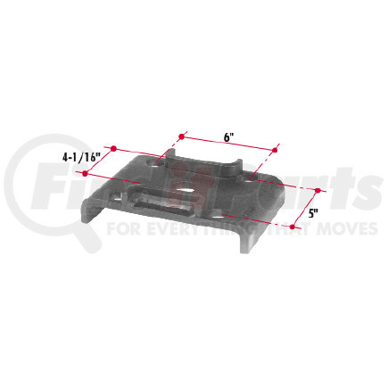 Triangle Suspension N238 Neway U-Bolt Plate