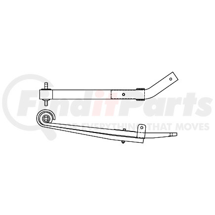 Triangle Suspension 46-1307 Spg F/T Left RB268 24/Plt