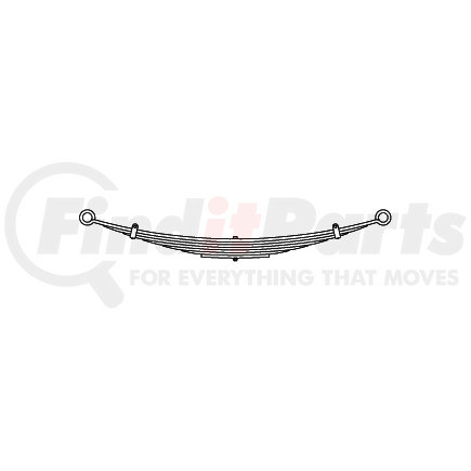 Triangle Suspension 46-1293 Freightliner, R Spr, Lvs:7