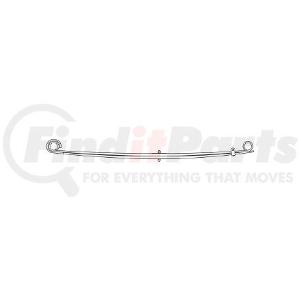 Triangle Suspension 43-478 Ford - Truck, F Spr, Lvs:2 FT; OEM# C8TZ5310D; SE Length: 23-7/8; LE Length: 28-3/8; SE End: RB155; LE End: RB155; Grading 2/700