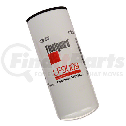 FLEETGUARD LF9009 - engine oil filter - 11.88 in. height, 4.66 in. (largest od), stratapore media, cummins 3401544 | lube, combination