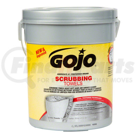 GOJO 6396-06 Gojo® Scrubbing Towels Bucket