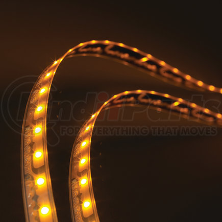 GROTE L12510803 Light Strip - XTL LED, 22.67 inches Long, Yellow, 12V, with 3M Tape