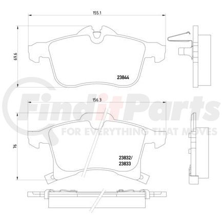 HELLA 355009221 Disc Brake Pad Set