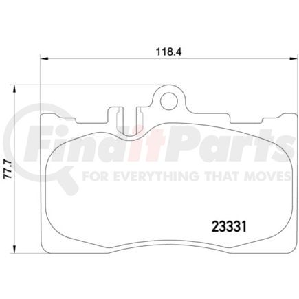HELLA 355009861 Disc Brake Pad Set