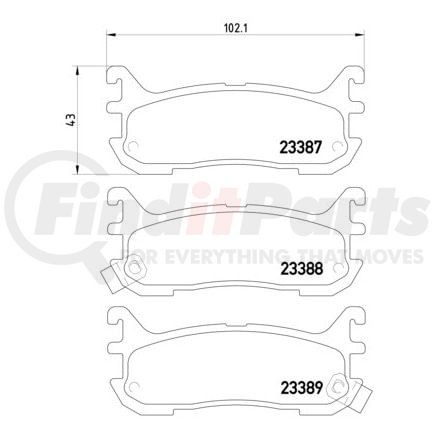 HELLA 355009911 Disc Brake Pad Set