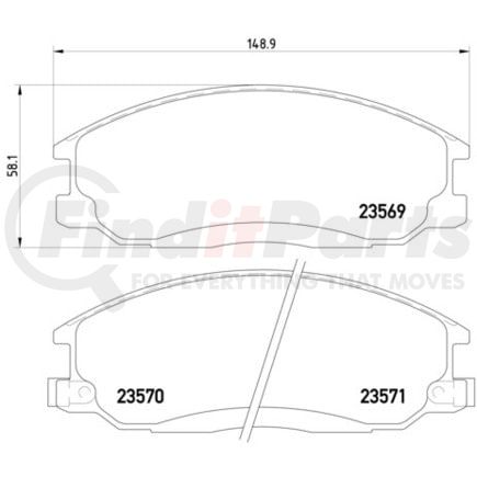 HELLA 355009991 Disc Brake Pad Set