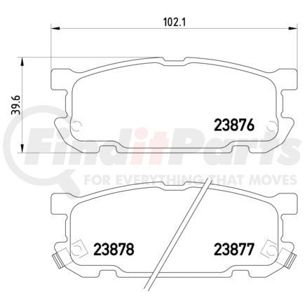 HELLA 355010271 Disc Brake Pad Set