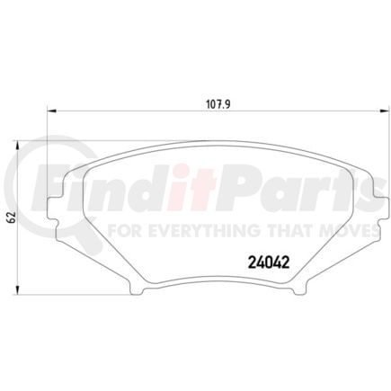 HELLA 355010881 Disc Brake Pad Set