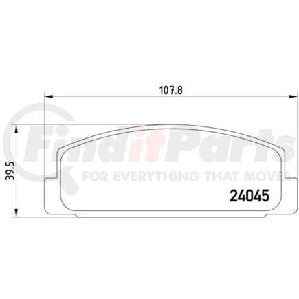 HELLA 355011131 Disc Brake Pad Set
