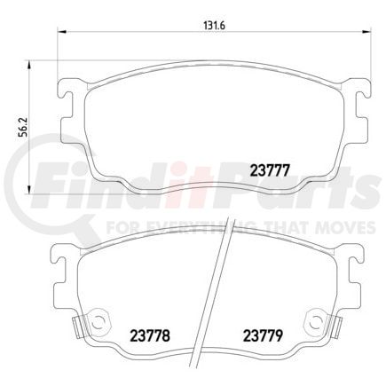 HELLA 355011561 Disc Brake Pad Set