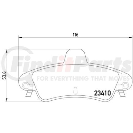 HELLA 355012191 Disc Brake Pad Set