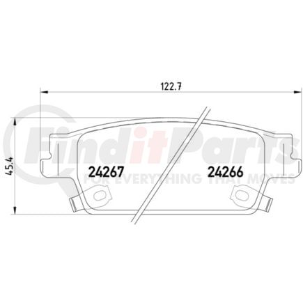 HELLA 355012231 Disc Brake Pad Set