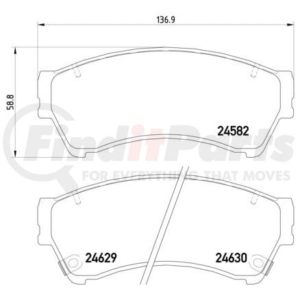 HELLA 355013761 Disc Brake Pad Set