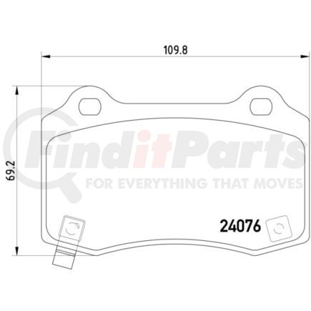 HELLA 355014211 Disc Brake Pad Set