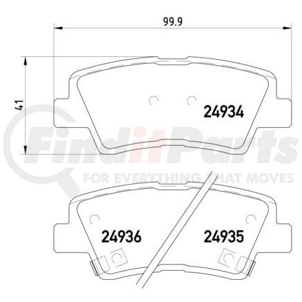 HELLA 355014571 Disc Brake Pad Set