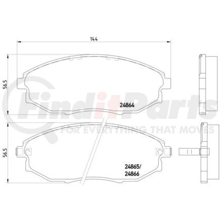 HELLA 355014931 Disc Brake Pad Set