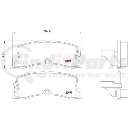 HELLA 355005691 Disc Brake Pad Set