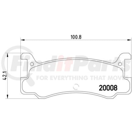 HELLA 355005701 Disc Brake Pad Set