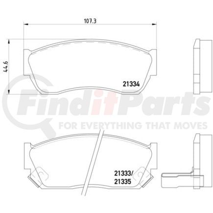 HELLA 355005711 Disc Brake Pad Set