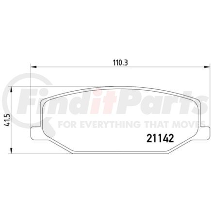 HELLA 355006161 Disc Brake Pad Set