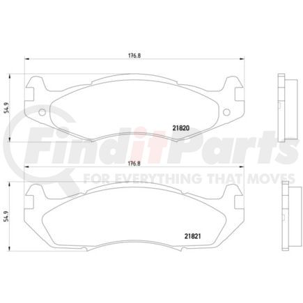 HELLA 355006371 Disc Brake Pad Set
