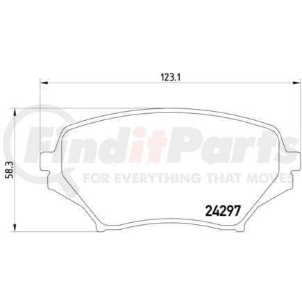 HELLA 355006771 Disc Brake Pad Set