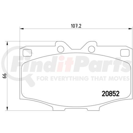 HELLA 355007301 Disc Brake Pad Set