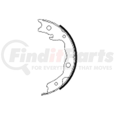 HELLA 355050031 Parking Brake Shoe Set